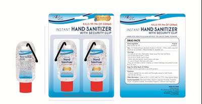 Virx instant hand sanitizer with security clip60 ml.jpg image of label - Virx instant hand sanitizer with security clip60 ml